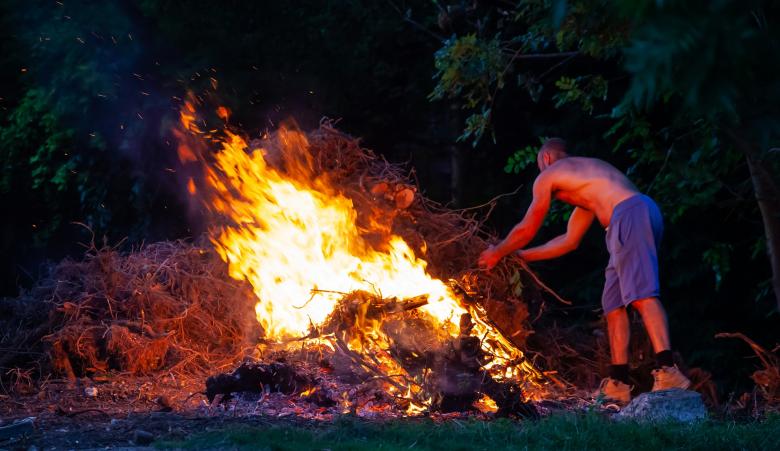 People urged not to light bonfires during COVID 19 lock down